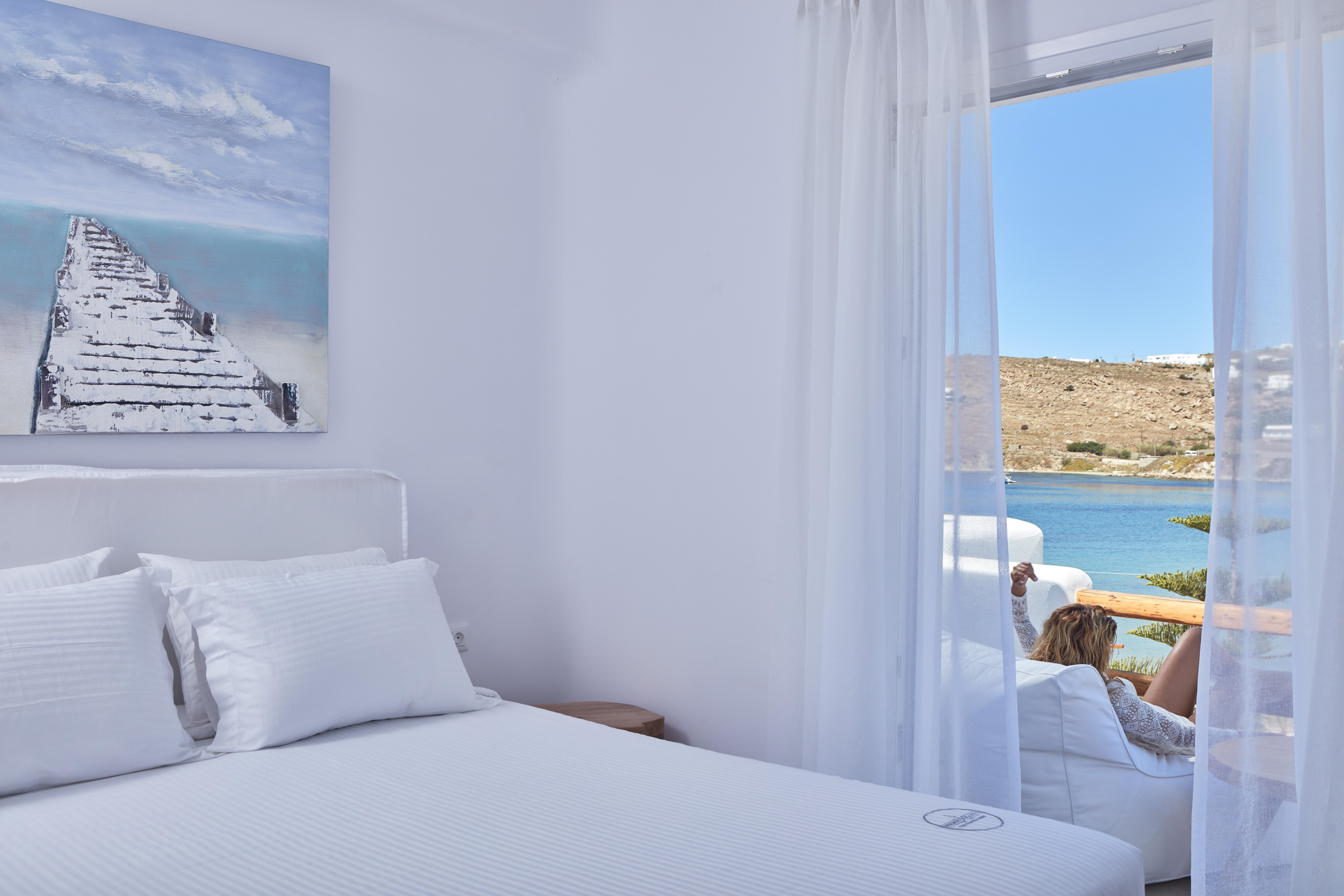 Mykonos Waves Beach House & Suites Ornós Eksteriør bilde