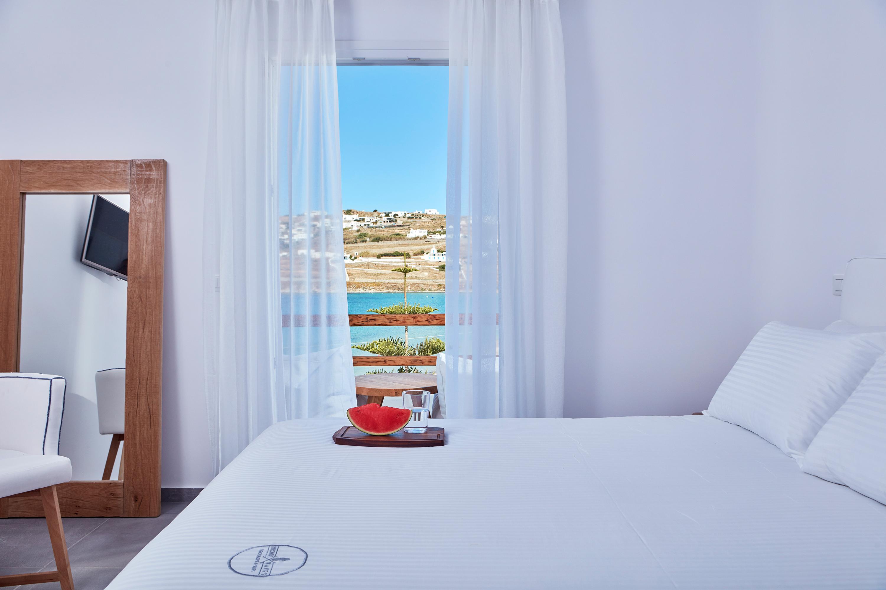 Mykonos Waves Beach House & Suites Ornós Eksteriør bilde
