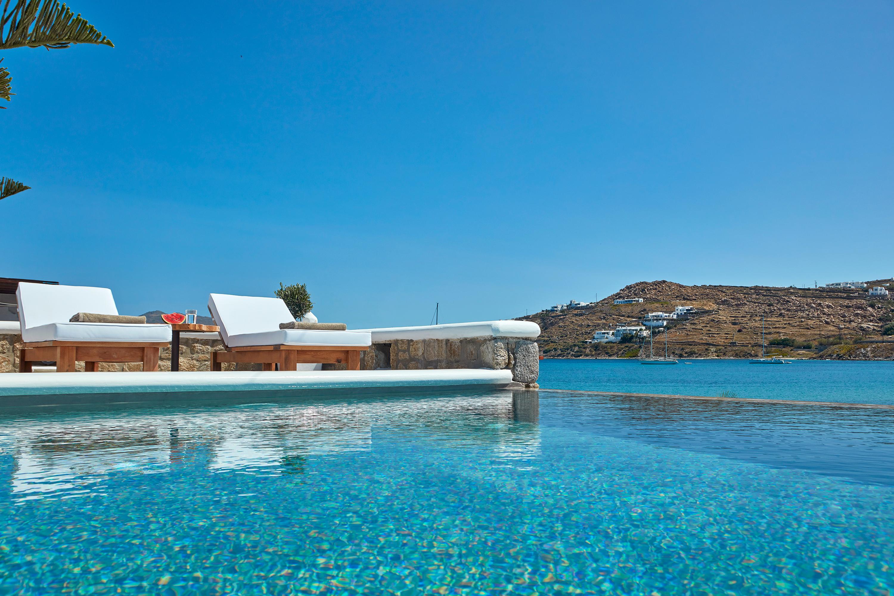 Mykonos Waves Beach House & Suites Ornós Eksteriør bilde