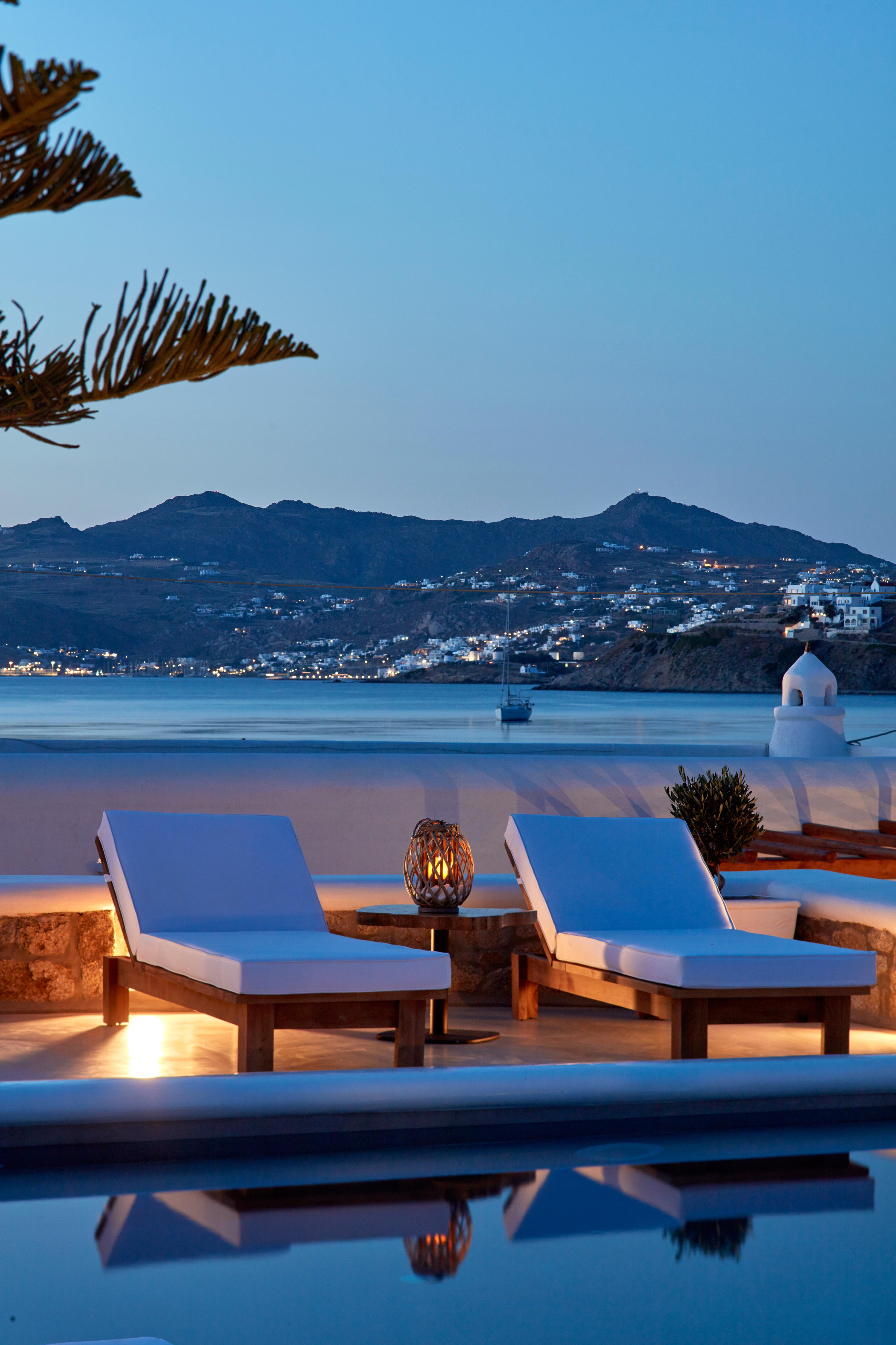 Mykonos Waves Beach House & Suites Ornós Eksteriør bilde