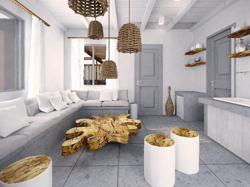 Mykonos Waves Beach House & Suites Ornós Eksteriør bilde
