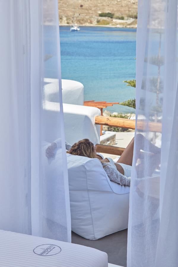 Mykonos Waves Beach House & Suites Ornós Eksteriør bilde
