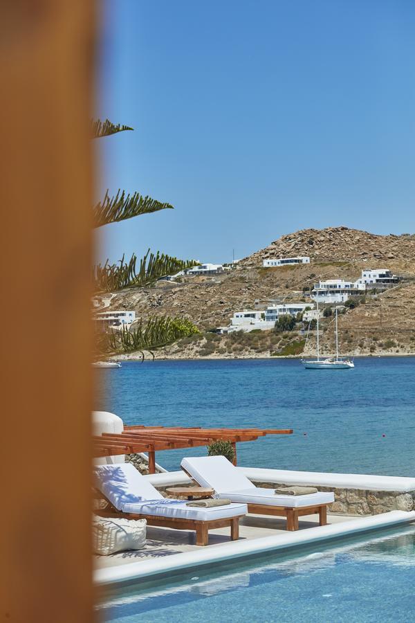 Mykonos Waves Beach House & Suites Ornós Eksteriør bilde
