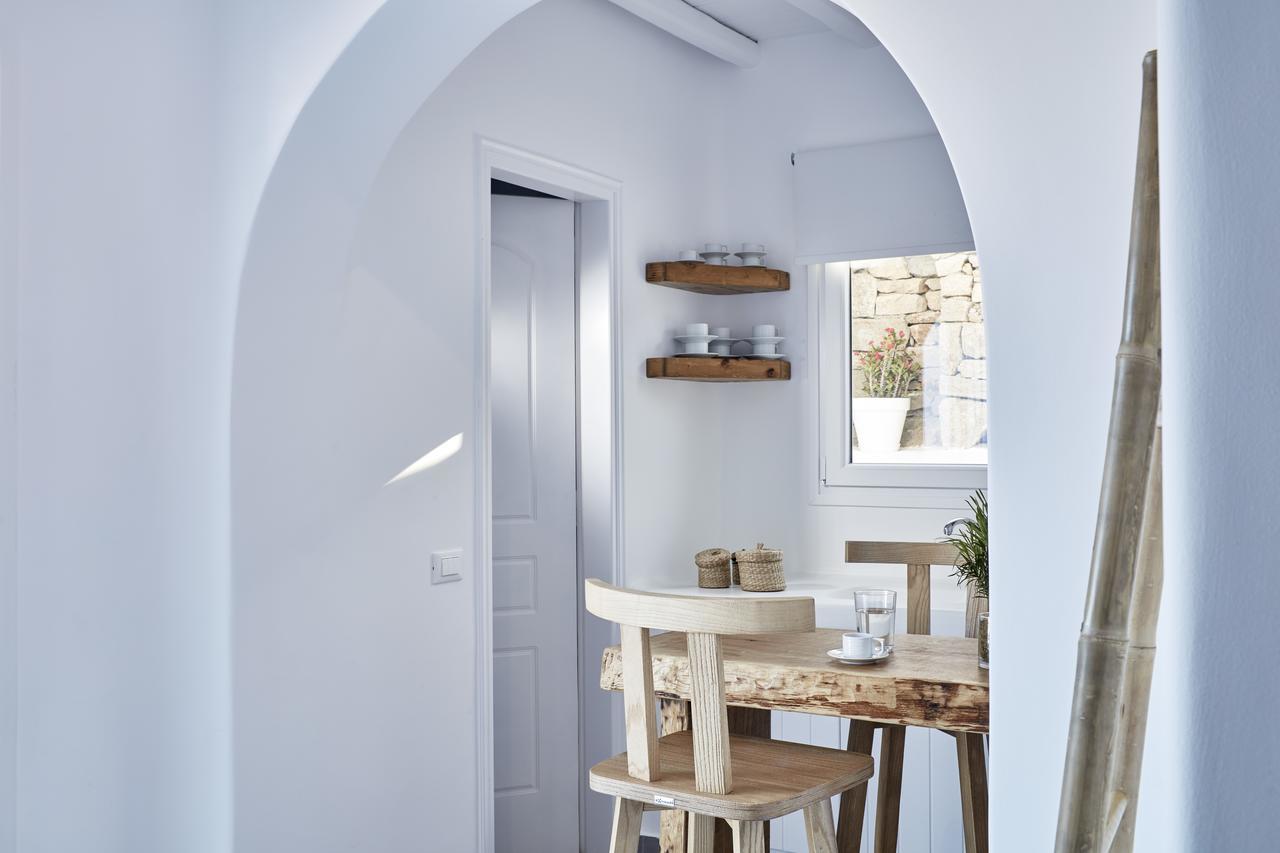 Mykonos Waves Beach House & Suites Ornós Eksteriør bilde